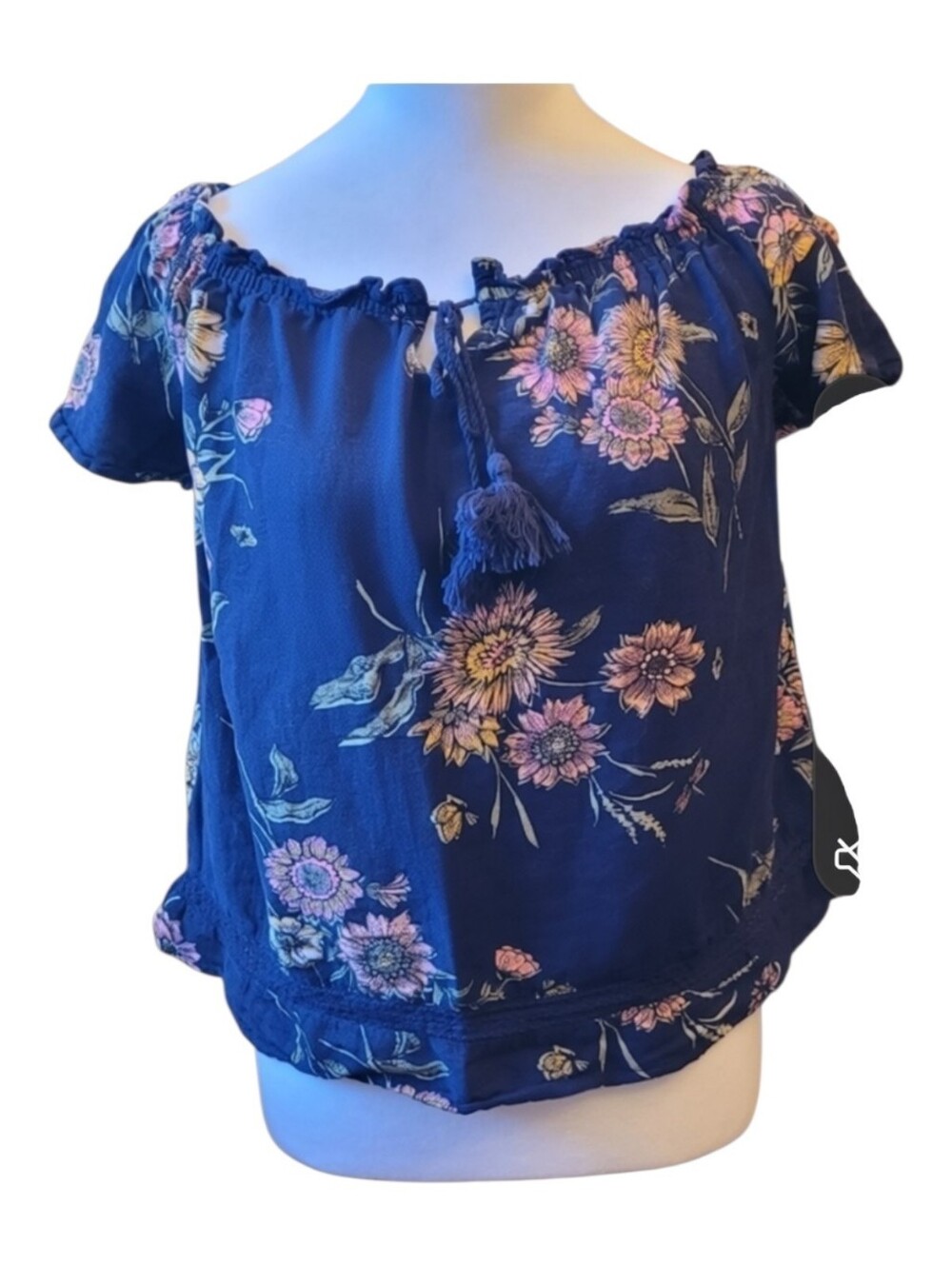 Floral Off-Shoulder Women's Top